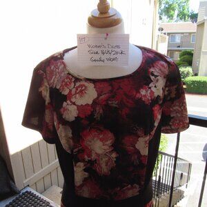 #117   WOMEN'S DRESS BY ADRIANNA PAPELL   (SIZE 16US / 20UK)